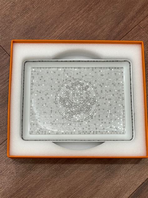 hermes tray ebay|hermes mosaique tray.